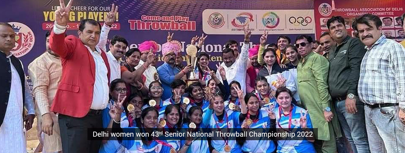 Delhi women won 43rd Senior National Throwball Championship